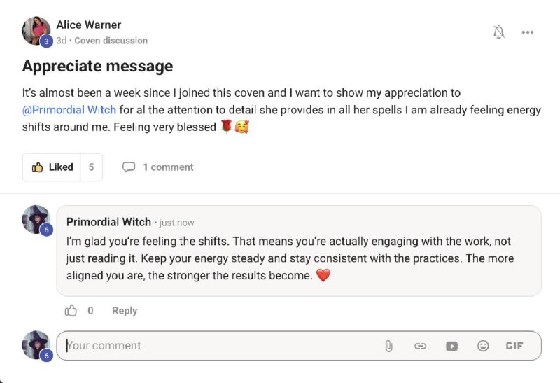 Alice Warner testimonial